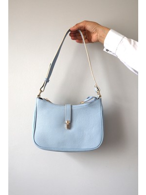 MİALES %100 Hakiki Deri Uzun Askı Detaylı Kadın Omuz Çantası