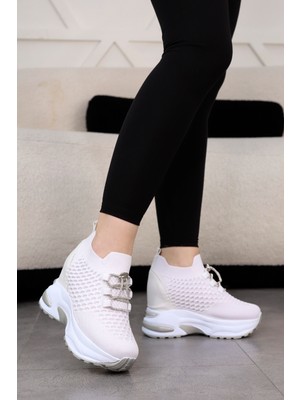 Dnr 425 Gizli Tabanlı Bağcıklı Spor Ayakkabı