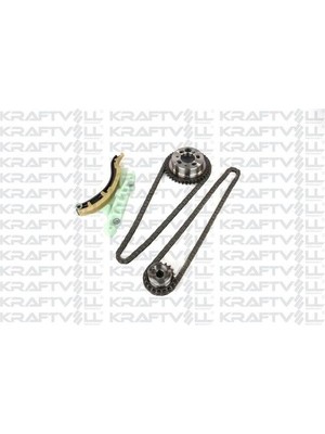 Kraftvoll 12100057 Eksantrik Zincir Gergi Kiti Connect 1.8tdcı 08-14 Focus C-Max S Magalxy 1.8tdcı 02-06 2M5Q6P250AB