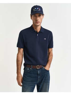 Gant Erkek Lacivert Regular Fit Polo 2014025.433