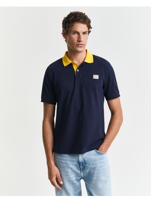 Gant Erkek Lacivert Regular Fit Polo 2014023.433
