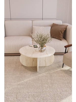 Ovela Orta Sehpa Travarten Desenli