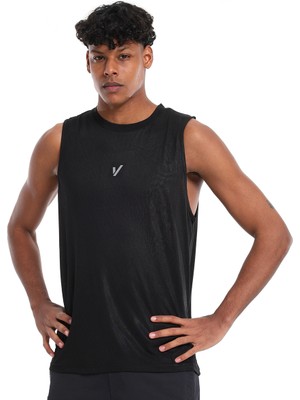 Gifu Erkek Siyah Koşu Eşofman Üstü 25YE008-SYH