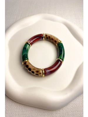 Kadın Bileklik Özel Seri Akrilik Taş Vintage Bileklik