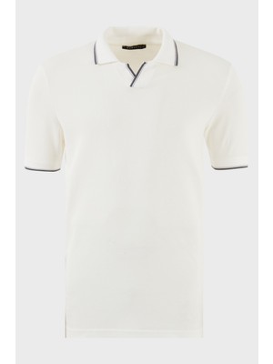 Buratti Pamuklu Regular Fit Şerit Detaylı Polo Yaka T Shirt Erkek Polo Yaka T Shirt 5902964