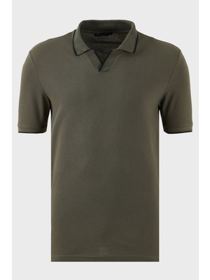 Buratti Pamuklu Regular Fit Şerit Detaylı Polo Yaka T Shirt Erkek Polo Yaka T Shirt 5902964