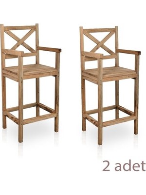 Bar Taburesi Ahşap Mutfak Sandalyesi 5148