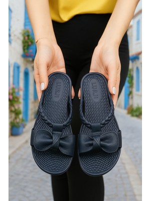 Lurji Kadın Kaydırmaz Taban Deniz Plaj Havuz Bahçe Terliği Rahat Kullanım İçin