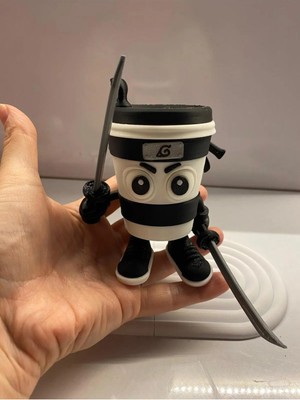 Smilechild Cappuccino Assassino Figür Tung Tung Tung Sahur Karakteri Figür 12 cm