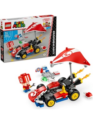 Super Mario: Mario Kart - Standart Kart 72032, 7 Yaş ve Üzeri Erkek ve Kız Çocukları Için Yaratıcı Oyuncak Yapım Seti, Toad Figürü ve Fazlası, Doğum Günü Hediyesi (174 Parça)