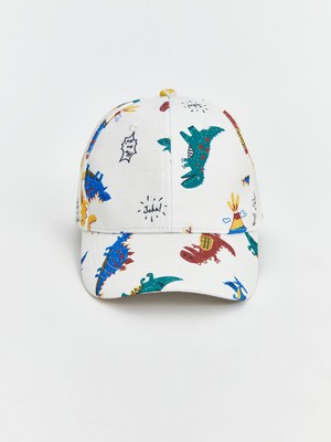 Lc Waikiki Yeni Sezon Dinozor Baskili Erkek Cocuk Kep Sapka - S5DI36Z4