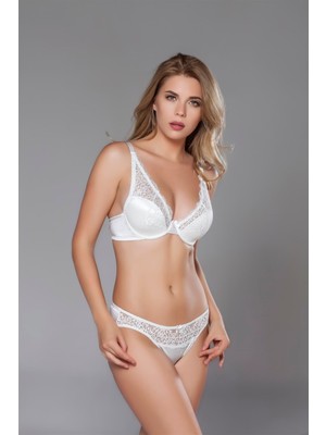Moonlight 245 Dantelli Desteksiz Sütyen Takımı