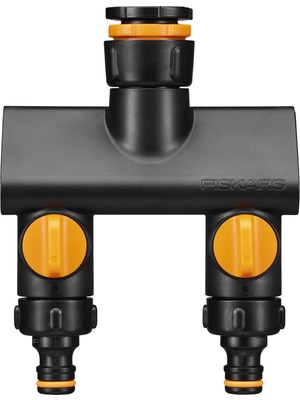 Fiskars 1070577 Ikiz Musluk Bağlantı Aparatı (21MM/26,5MM/33,3MM)