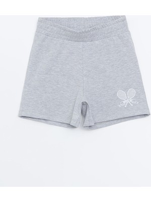 Lc Waikiki Yeni Sezon Beli Lastikli Kiz Cocuk Sort - S5KM36Z4