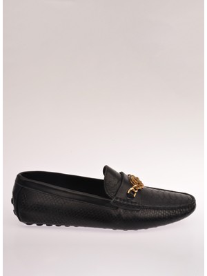 Roberto Cavalli Deri Siyah Erkek Günlük Ayakkabı 27748