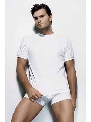 Çift Kaplan 940 Amerikan Yaka Erkek  Atlet