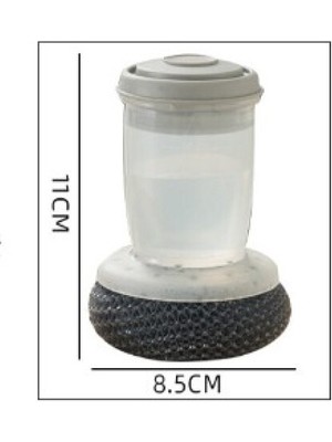 Deterjan Hazneli Telli Bulaşık Fırçası