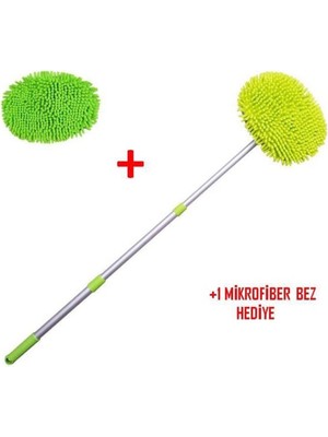 Yedek Bezli Mikrofiber Araba Yıkama Fırçası