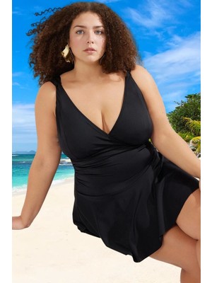 Konforlu Plus Size Mayo Tasarım Büyük Beden Her Bedende Şıklık Plaj Kıyafeti