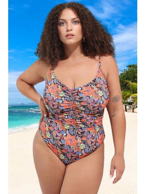 Konforlu Plus Size Mayo Tasarım Büyük Beden Ergonomik Kesim Hızlı Kuruyan Plaj ve Havuz Için