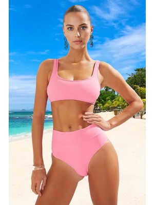 Tasarım Bikini Takımı Özel Ergonomik Kesim Su Sporları Için Şık Detaylı Hızlı Kuruyan