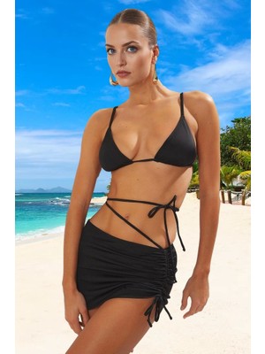Tasarım Bikini Takımı Klora Dayanıklı Esnek Kumaş Uv Korumalı Yüksek Konfor Yaz Koleksiyonu