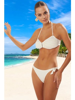 Tasarım Bikini Takımı Plaj ve Havuz Için Uv Korumalı Klora Dayanıklı Su Sporları