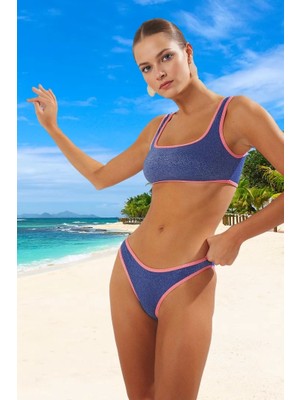 Tasarım Bikini Takımı Yüksek Konfor Klora Dayanıklı Su Sporları Için Esnek Kumaş