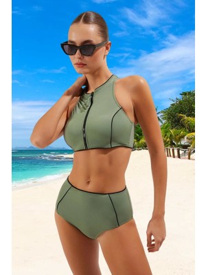 Tasarım Bikini Takımı Hızlı Kuruyan Esnek Kumaş Özel Yaz Koleksiyonu Premium Kalite