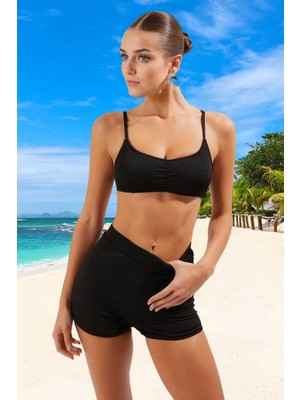 Tasarım Bikini Takımı Yüksek Konfor Plaj ve Havuz Için Uv Korumalı Özel Ergonomik Kesim