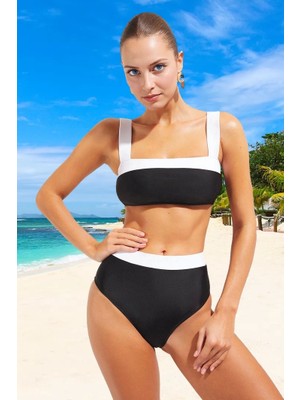 Tasarım Bikini Takımı Hızlı Kuruyan Premium Kalite Esnek Kumaş Uv Korumalı Su Sporları Için