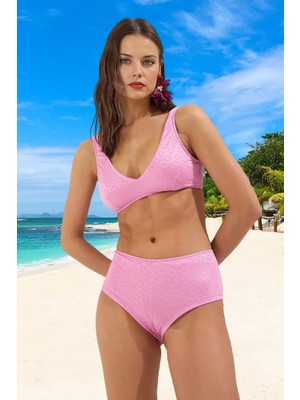 Tasarım Bikini Takımı Esnek Kumaş Uv Korumalı Yaz Koleksiyonu Klora Dayanıklı Hızlı Kuruyan