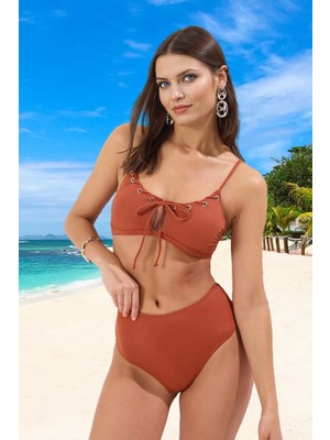 Tasarım Bikini Takımı Hızlı Kuruyan Premium Kalite Esnek Kumaş Özel Ergonomik Kesim