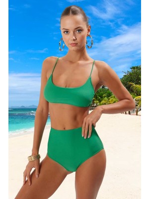 Tasarım Bikini Takımı Hızlı Kuruyan Plaj ve Havuz Için Ergonomik Kesim Yüksek Konfor