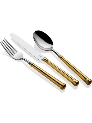 Sola Swiss Royal Gold 84 Parça Çatal Kaşık Bıçak Seti