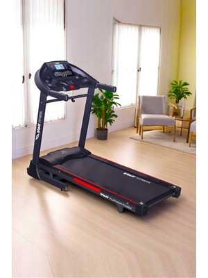 Voit Platinum 3 Hp Motor Gücüne Sahip Otomatik Eğimli Koşu Bandı 0-16 km/s Hız Özellikleriyle