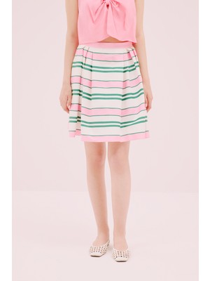 Pileli Mini Etek Standart Renk Y1615077_089