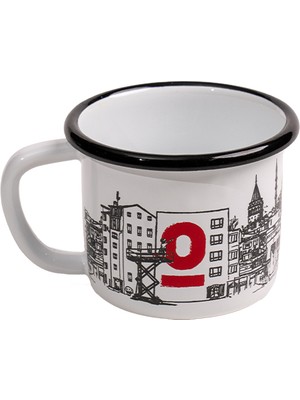 Espressolab Istanbul Silüet Emaye Bardak 330 ml No:89