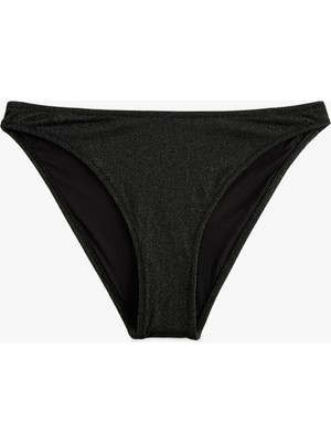 Koton Standart Bel Astarlı Simli Bikini Altı