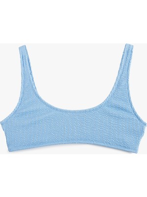 Koton Dokulu U Yaka Bralet Bikini Üstü