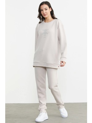 Sementa 76311 Taş Detaylı Rahat Kalıp Eşofman Takım