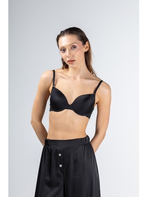 You C - Velvette Siyah Sütyen