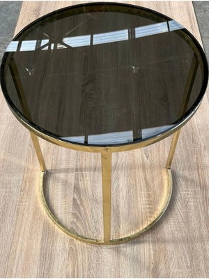 Metal Yuvarlak Sehpa Küçük