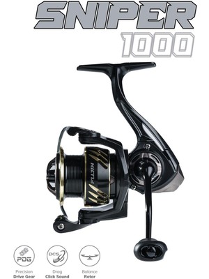 Fujin Sniper 1000 Lrf Olta Makinesi 5+1 Bilye Sayısı Süper Light Carbon Gövde ile Hafif ve Dayanıklı