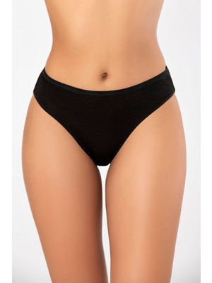 Weweus Siyah Micro Modal Premium Kadın Külot 7264