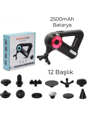 12 Başlıklı Masaj Aleti