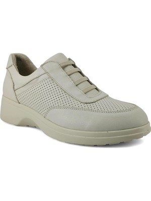 Mammamia 7230 25YA Kadın Günlük Ayakkabı Krem