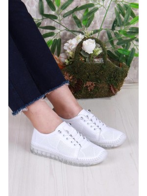 Pisagor PS-33040 Ortopedik Kadın Günlük Hakiki Deri Ayakkabı