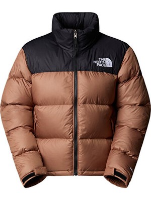 The North Face W 1996 Retro Nuptse Jacket Kadın Outdoor Montu (700 Dolgu Kaz Tüyü) NF0A3XEO58W1 Kahverengi
