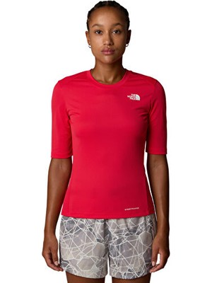 The north face W Shadow Ss Kadın Outdoor Tişörtü NF0A87TW6IE1 Kırmızı